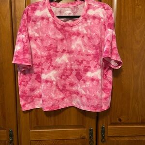 Pink Tie-Dye Women's Top‎